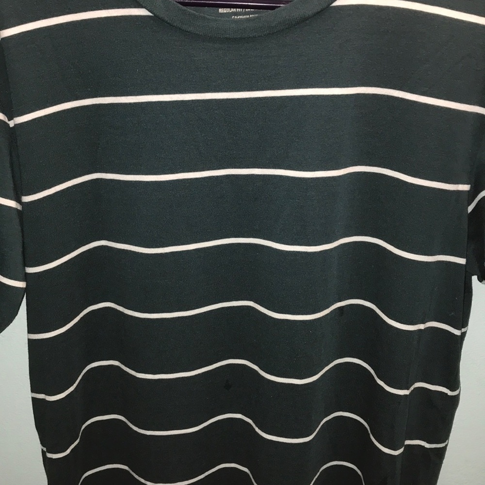 Forest Green Strip Shirt (L)